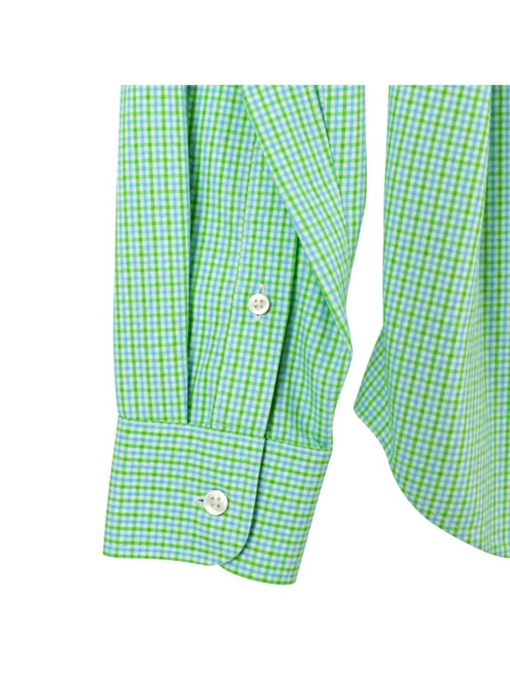 J.Crew Mens S Green Plaid 100% Cotton Slim Fit Button Up Shirt Long Sleeve